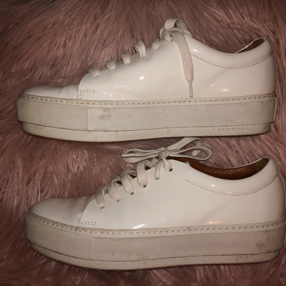 Acne Studio's Drihanna Platform Sneakers: White - Picture 2 of 2